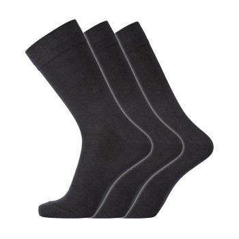 Dovre Strumpor 3P Cotton No-Elastic Socks Svart Strl 40/45 Herr