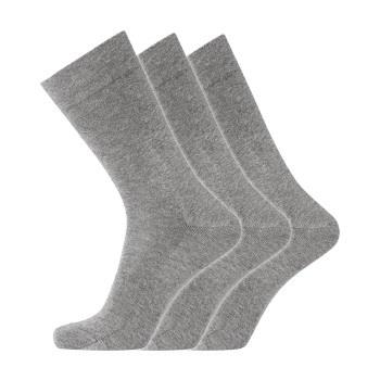 Dovre Strumpor 3P Cotton No-Elastic Socks Grå Strl 40/45 Herr