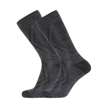 Dovre Strumpor 2P Organic Wool Terry Socks Mörkgrå Strl 43/44