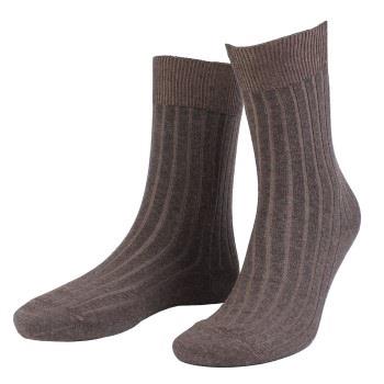 Amanda Christensen Strumpor True Ankle Rib Sock Brun Strl 47/50 Herr