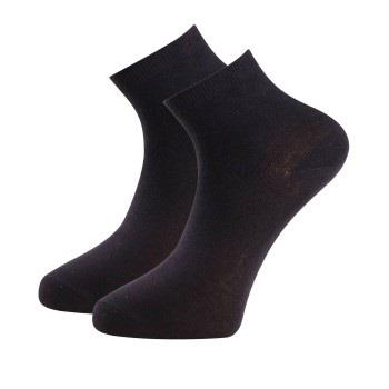 Trofe Cotton Quarter Socks Strumpor 2P Svart Strl 35/38 Dam