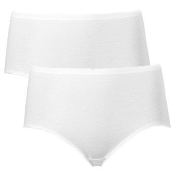 Trofe Seamless Maxi Briefs Trosor 2P Vit bomull XXXL Dam