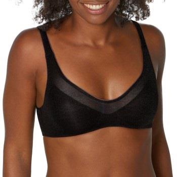 Sloggi BH 2P Oxygene Infinite Soft Bra Svart Large Dam