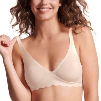 Sloggi BH ZERO Microfibre 2.0 Soft Bra Creme X-Small Dam