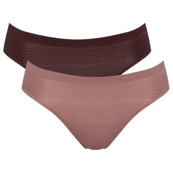 Sloggi Trosor 6P ZERO Motion Ultra High Leg Brief Brun polyester X-Lar...