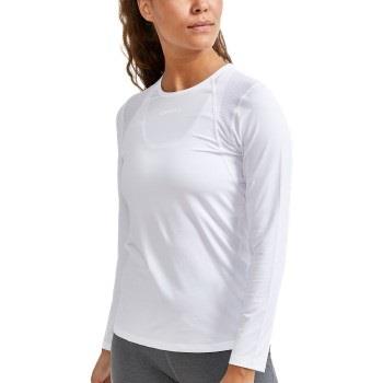 Craft Essence LS Tee Women Vit polyester Medium Dam