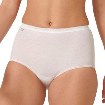 Sloggi Trosor 2P Basic Plus Maxi Briefs Vit bomull 42 Dam