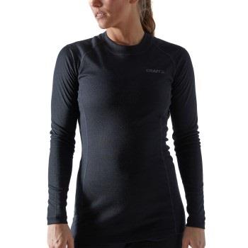 Craft Core Warm Baselayer Set Women Svart polyester Small Dam