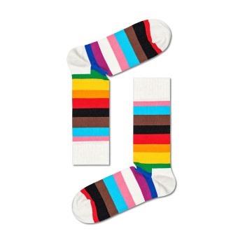 Happy socks Strumpor 3P Pride Stripe Sock Vit Mönstrad bomull Strl 41/...