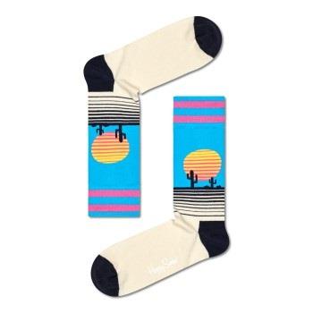 Happy socks Strumpor 2P Sunset Sock Vit/Blå Strl 36/40