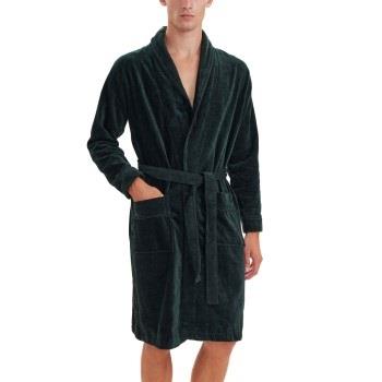 JBS Bath Robe Mörkgrön bomull Small Herr