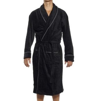 JBS Bath Robe Svart bomull 4XL Herr