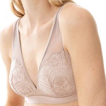 Mey BH Poetry Fame Triangle Bra With Lace Beige polyamid Large Dam