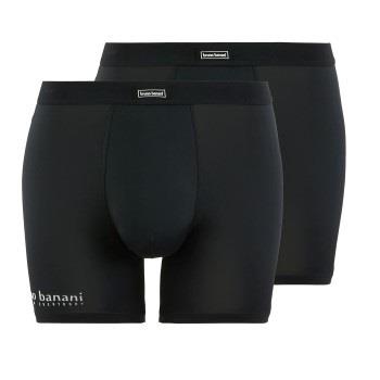 Bruno Banani Kalsonger 2P All Day Long Shorts Svart bomull X-Large Her...