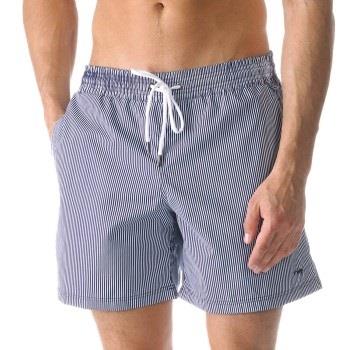 Mey Badbyxor Beachport Swim Shorts Vit/Blå polyester XX-Large Herr