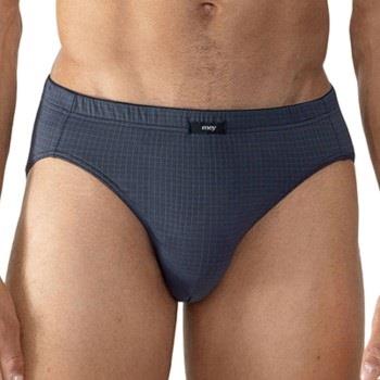 Mey Kalsonger Blue Check Jazz Briefs Mörkblå Large Herr