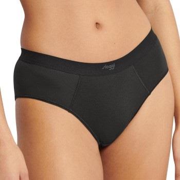 Sloggi Trosor 2P Ever Ease Hipster Briefs Svart bomull Medium Dam