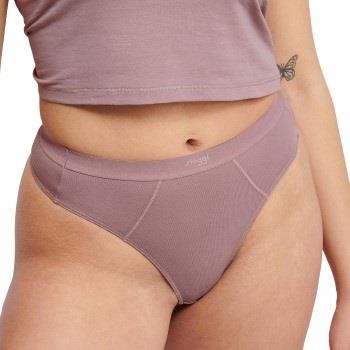 Sloggi Trosor 2P Ever Ease String Briefs Gammelrosa bomull X-Large Dam