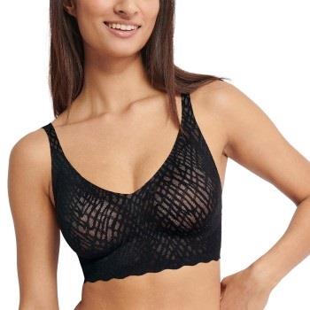 Sloggi BH ZERO Feel Bliss Bralette Svart X-Small Dam