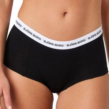 Björn Borg Trosor 2P Core Logo High Waist Brief Svart bomull Medium Da...