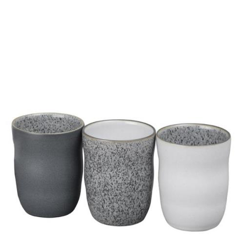 Denby - Studio Mugg utan Öra 27,5 cl 3-pack Grå