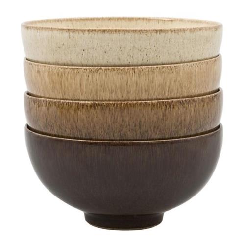 Denby - Studio Skål  13 cm 4-pack  Brun