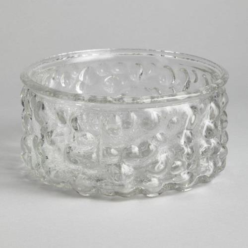 Vintage - SÅLD Bubblig Glasskål