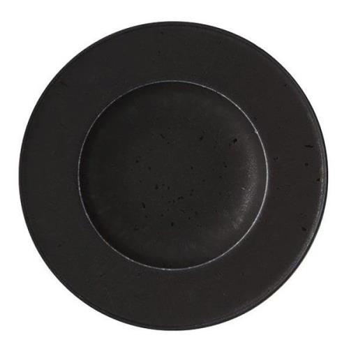 Modern House - Black Satin Tallrik Djup 29 cm Svart