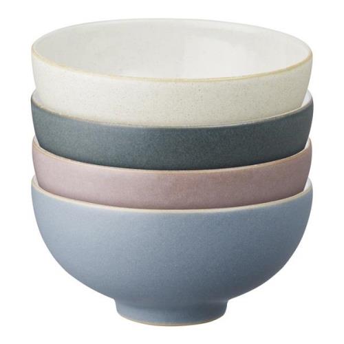 Denby - Impression Skål 13 cm 4-pack Mixade Färger