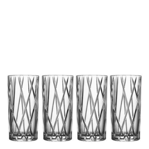 Orrefors - City Highballglas 37 cl 4-pack