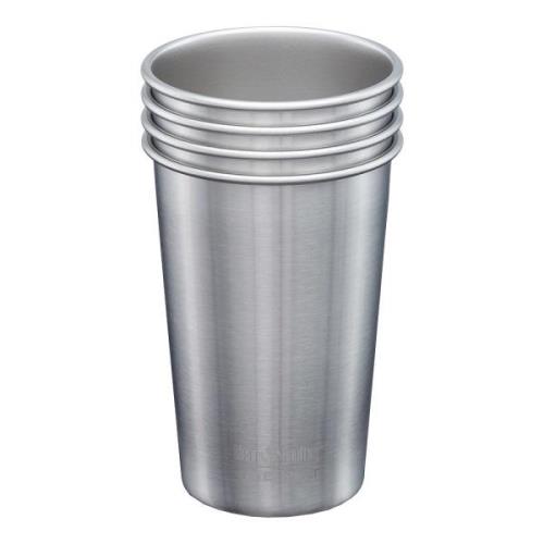 Klean Kanteen - Steel Pint Mugg 473 ml 4-pack Borstat stål