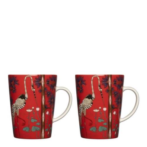 iittala - Taika Mugg 15-årsjubileum 40 cl 2-pack Röd