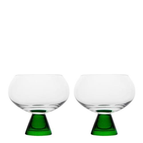 ByOn - Indy Glas 2-pack 24 cl Grön