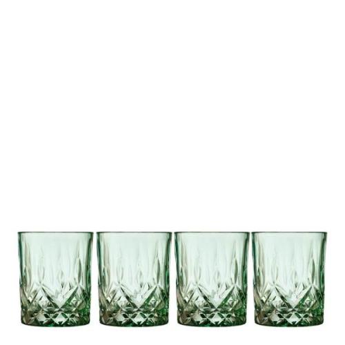 Lyngby Glas - Sorrento Whiskyglas 32 cl 4-pack Grön
