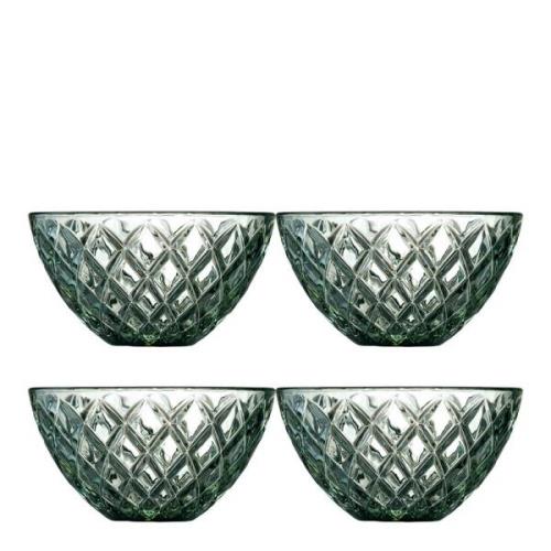 Lyngby Glas - Sorrento Skål 12 cm 4-pack Grön