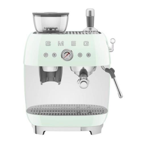 SMEG - Smeg Manuell Kaffemaskin med Kvarn EGF03 Pastellgrön