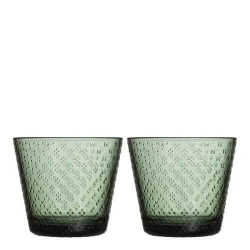 iittala - Tundra Glas 29 cl 2-pack Tallgrön