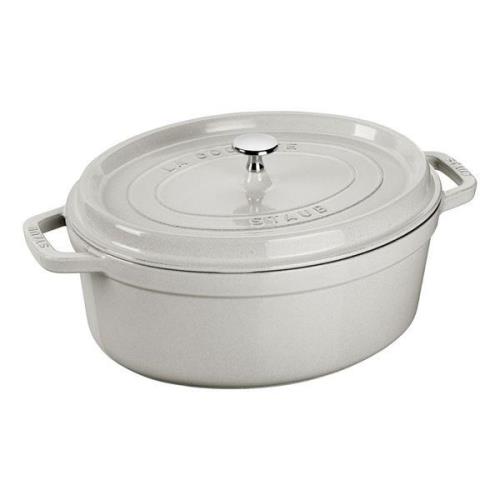 Staub - La cocotte Oval Gryta 4,2L White Truffle