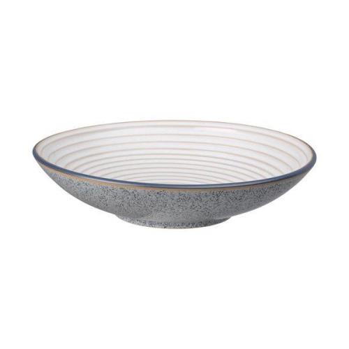 Denby - Studio Grey Räfflad Skål 31 cm Grå