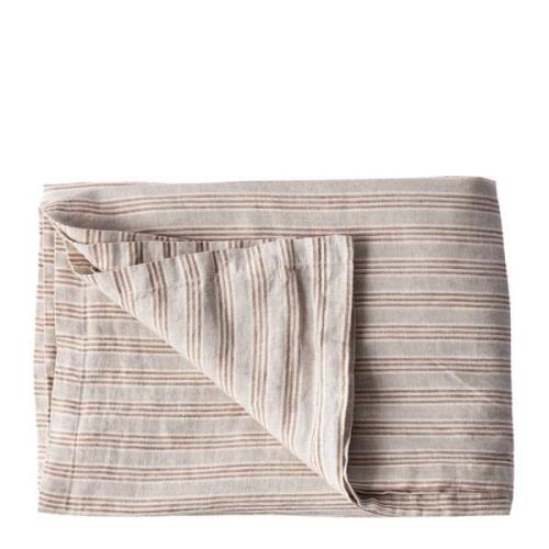 Tell Me More - Duk Linne 145x330 cm Hazelnut Stripe