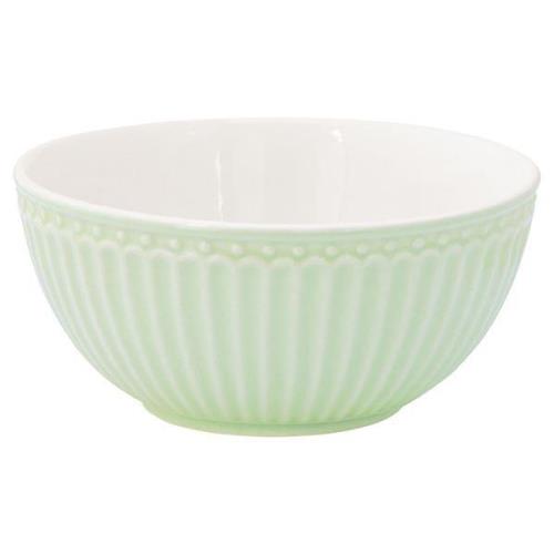 GreenGate - Alice Frukostskål 45 cl Pale Green