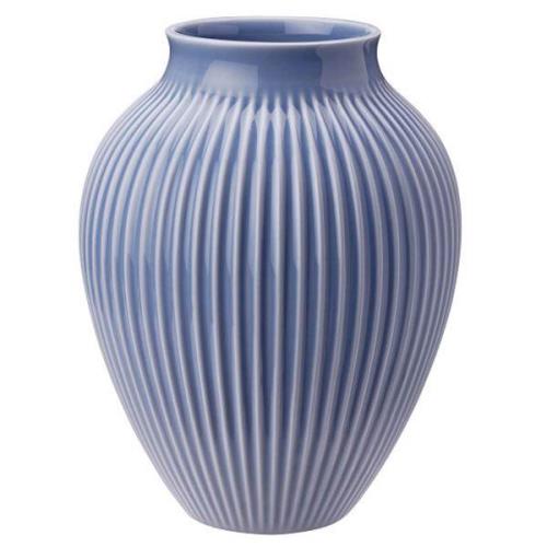 Knabstrup Keramik - Ripple Vas 20 cm Lavendel