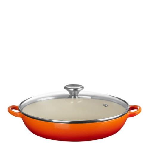 Le Creuset - Buffétgryta med glaslock 30 cm 3,5 L Volcanic