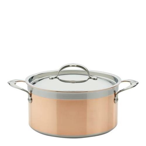 Hestan - Copperbond Gryta med lock 5,7 L Koppar