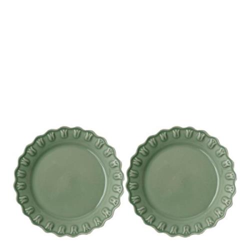 PotteryJo - Tulipa Assiett 20 cm 2-pack Verona Green