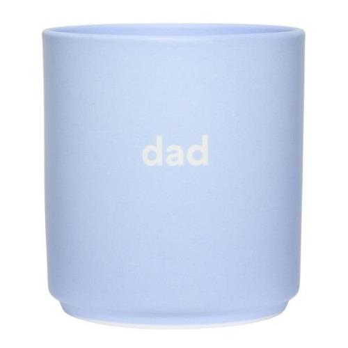 Design Letters - Favourite Mugg Dad 25 cl Blå