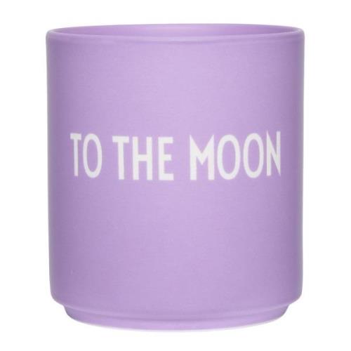 Design Letters - Favourite Mugg To The Moon 25 cl Lila