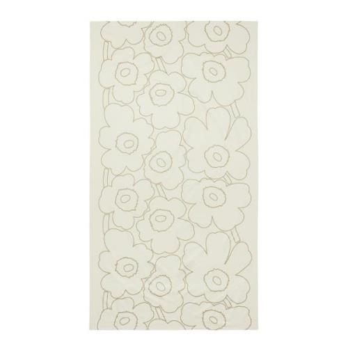 Marimekko - Piirto Unikko duk 250 cm beige/guld