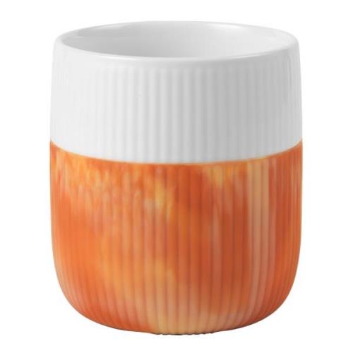 Royal Copenhagen - Fluted Contrast Marble Mugg 35 cl warm ockre