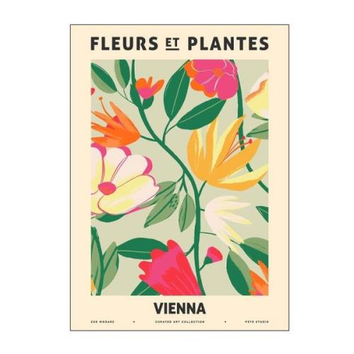 Poster & Frame - PSTR Studio poster 50x70 cm zoe fleurs et plantes vie...